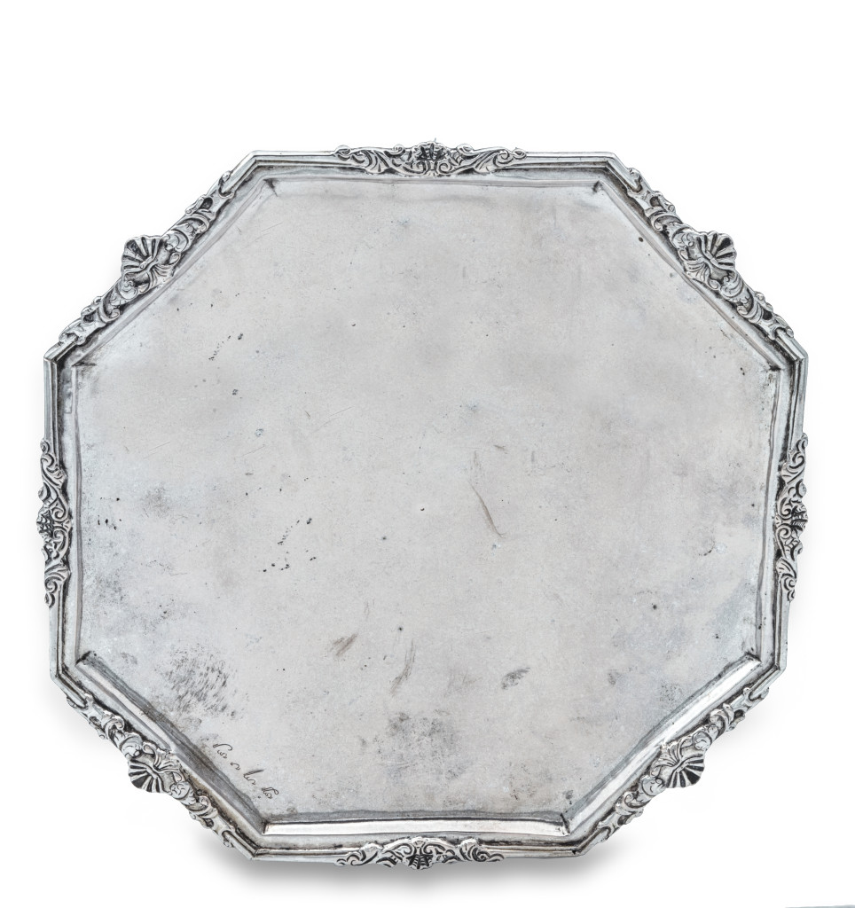 An Indonesian silver commemorative salver, 'Gedachtenisbord', commemorating Hermanus Stellingswerff (1737-1768)