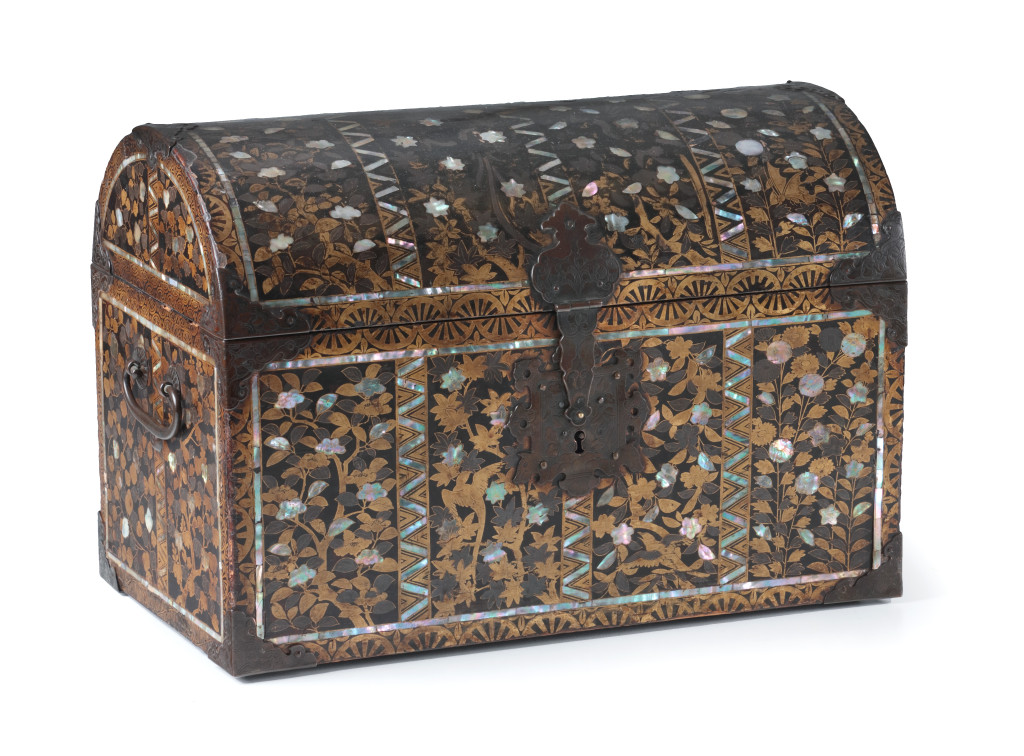 A Japanese export namban coffer