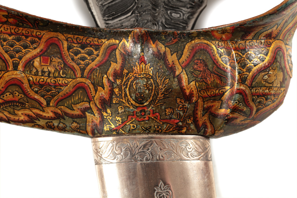 A rare Keris, dated 1858, with initials of Pakubuwono X