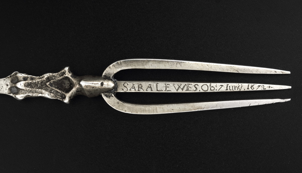 An extremely rare New Amsterdam commemorative spoon and fork