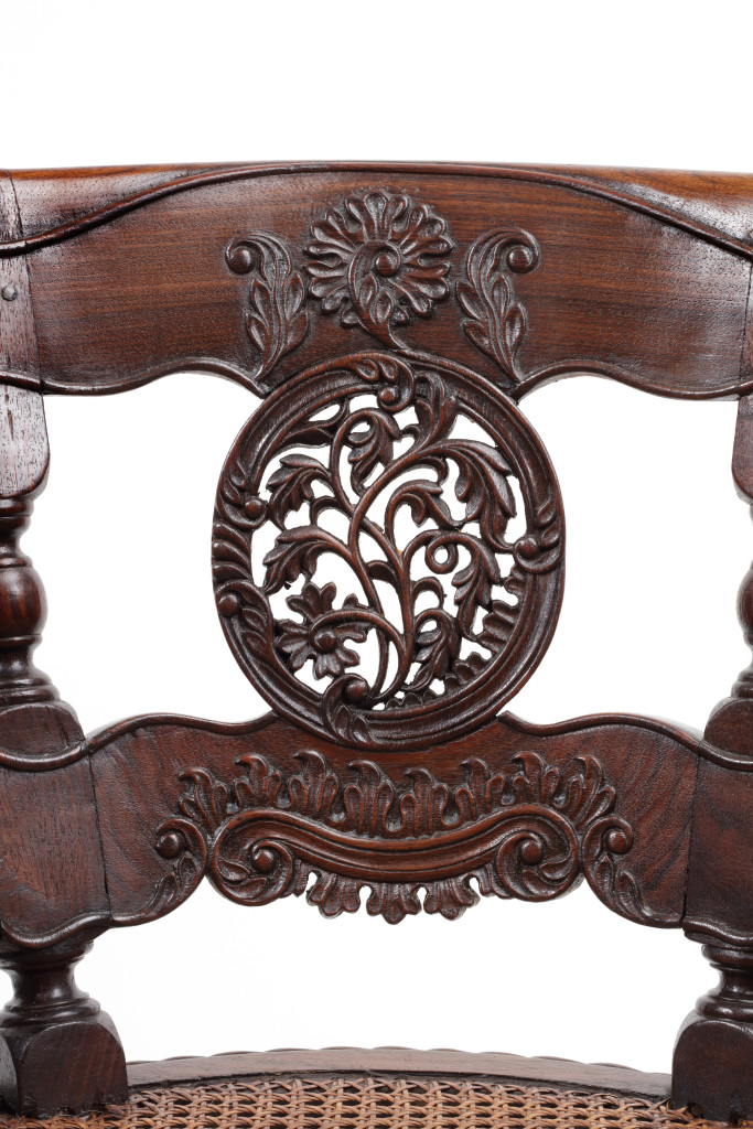 A Sri Lankan mãrã or East Indian walnut 'Burgomaster’ chair