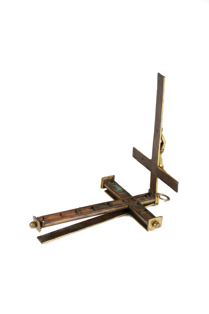 An extremely important and rare Japanese Namban sawasa reliquary crucifix