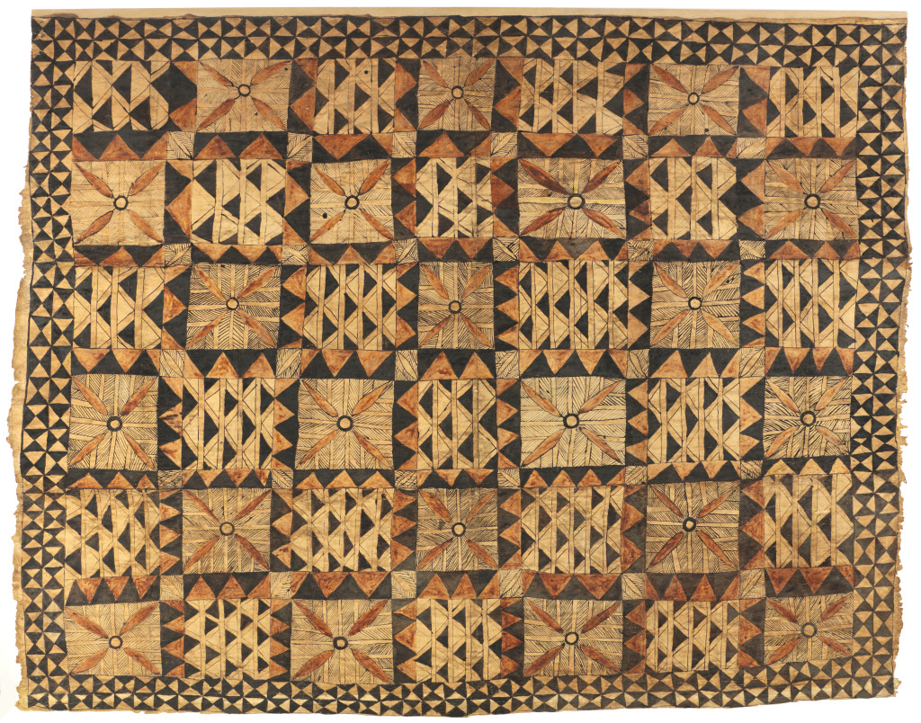 A Tonga tapa 'tree bark' cloth