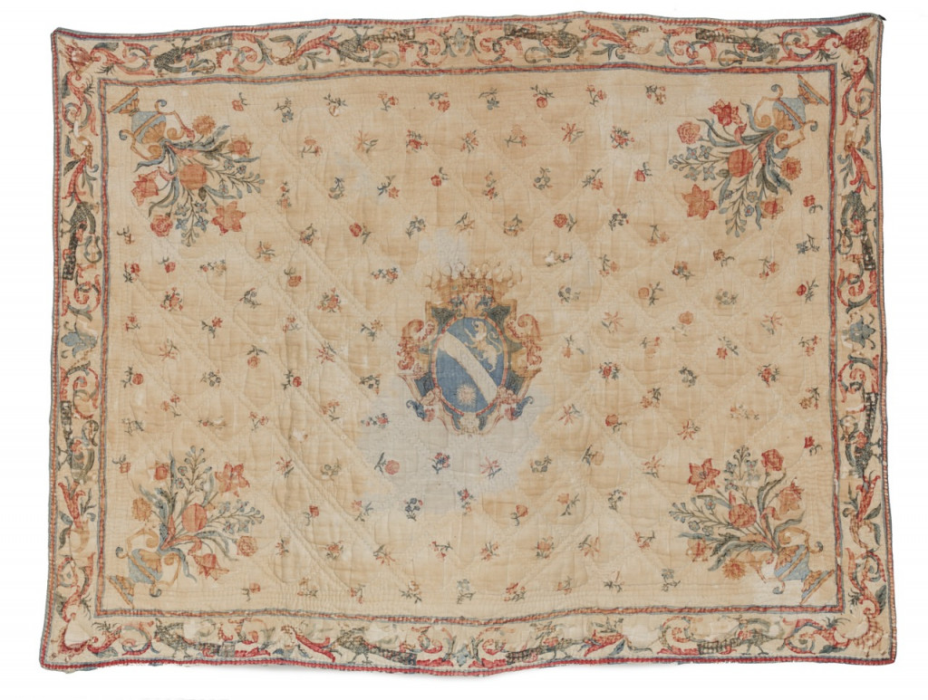 A small Indian armorial palempore for the European market