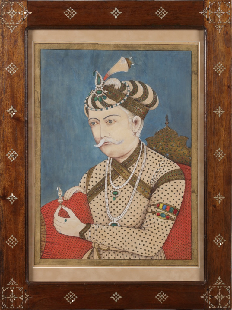 A portrait of the Mughal Emperor Akbar the Great