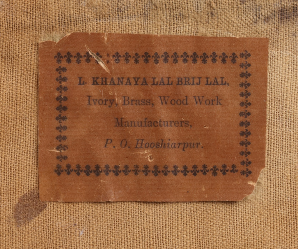 An Anglo-Indian colonial envelope and dressing box in the form of a miniature wardrobe