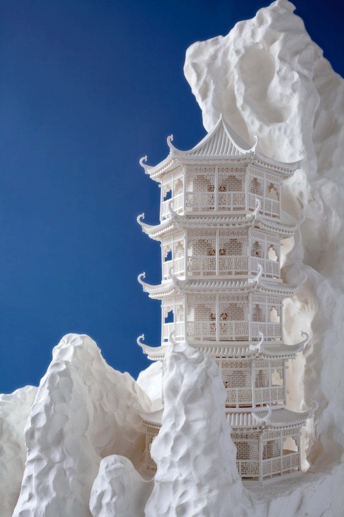 Piers Secunda (b. 1976) 'Painting of a Wuhan Mountain'
