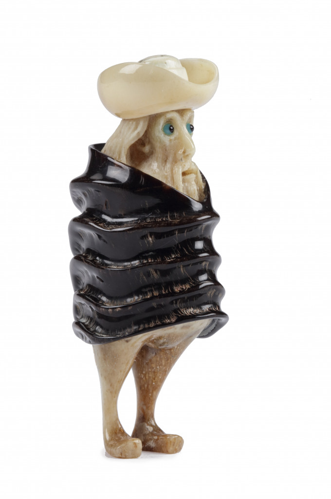 'The Goan Imposter’, netsuke of a Goanese trader by Michael Henry Birch (1926-2008)