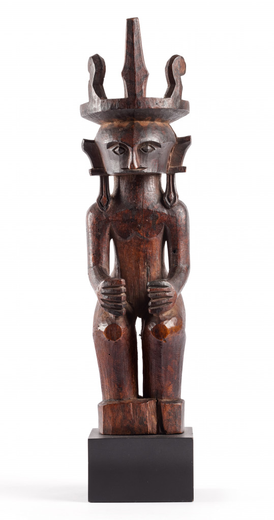 A Nias 'Adu Zatua' wooden ancestor sculpture