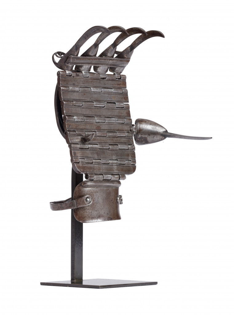 An exceptional and important articulated Bagh nakh or ‘leopard claw’, the legendary claw of Shivaji Bhonsale I