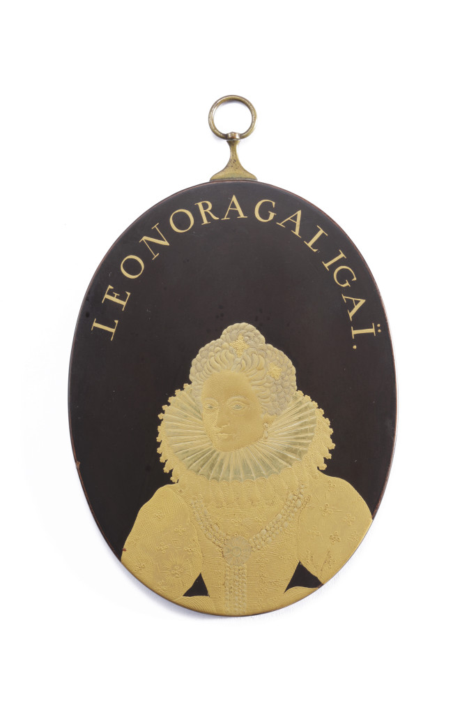 A collection of nine Japanese export lacquer portrait medaillons