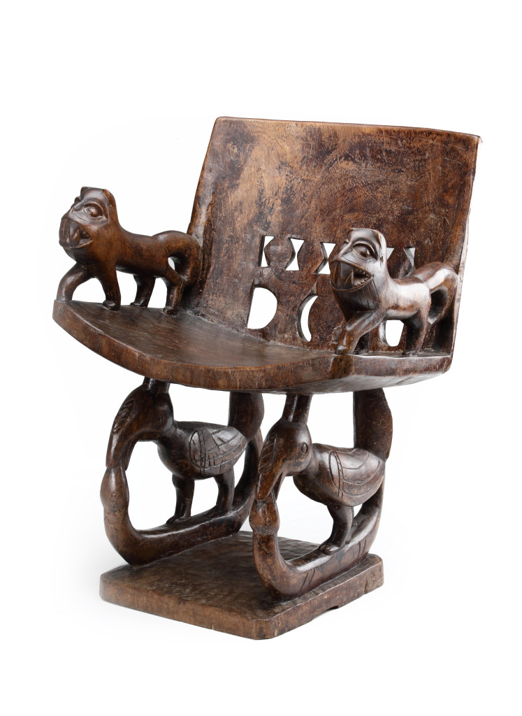 A Kingdom of Benin 'Prestige Chair'