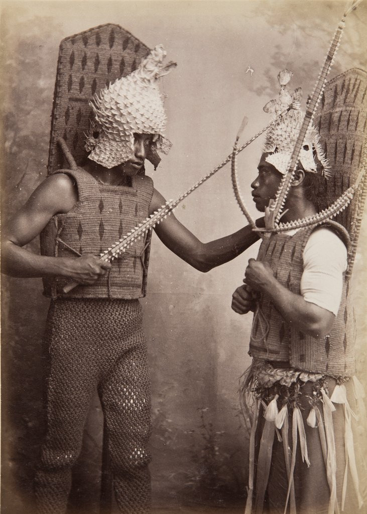 An extremely rare Kiribati warrior’s armour