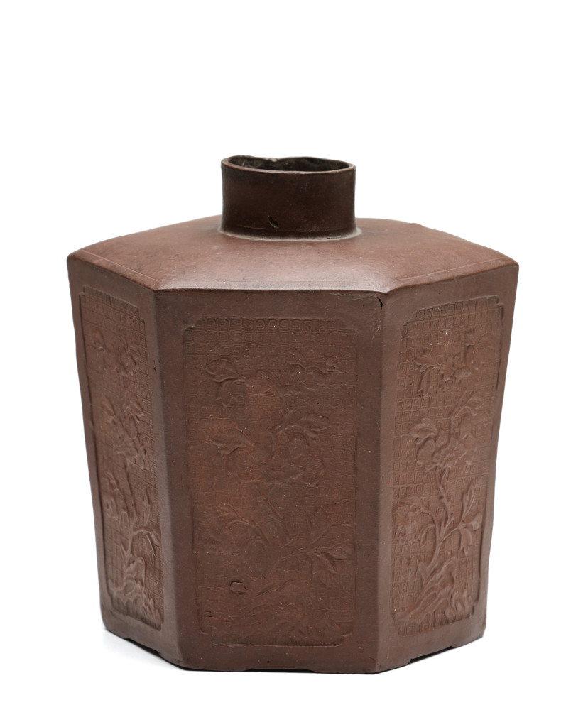 Two Chinese Yixing porcelain jars