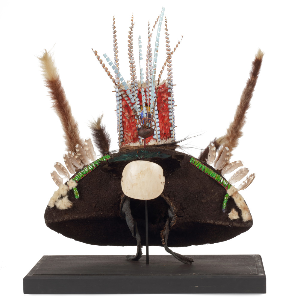 A Huli wigman's ceremonial headdress