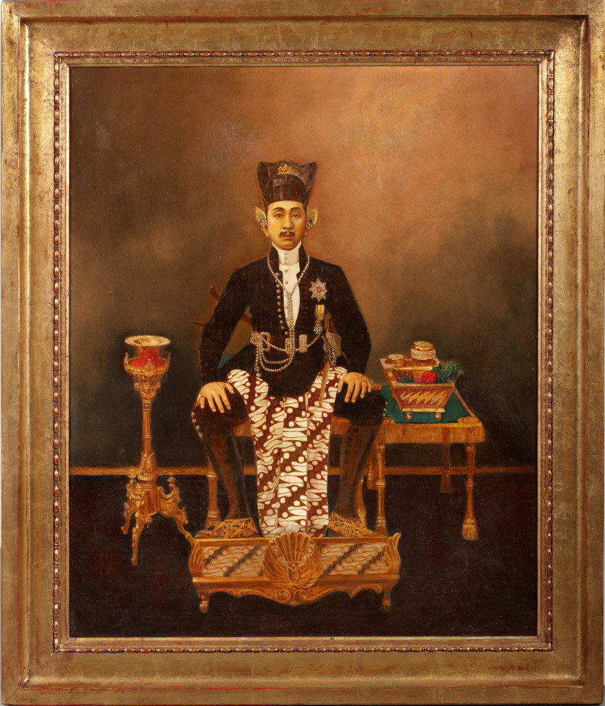 A portrait of Sultan Hamengkubuwana VIII of Yogyakarta (1880-1939)