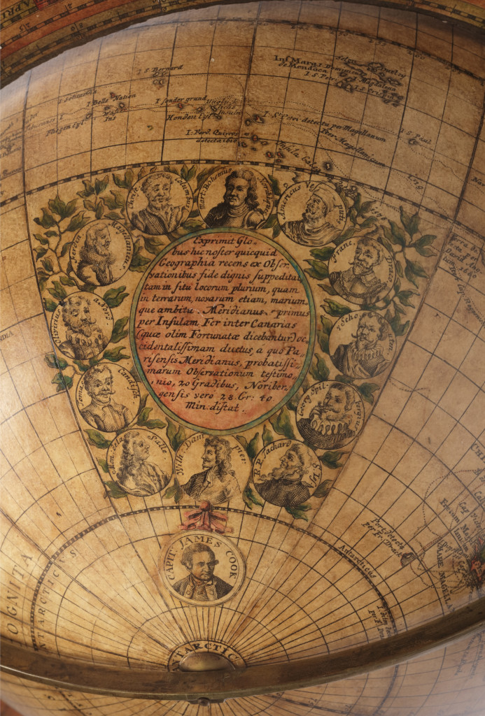 A rare and fine terrestrial table-globe by Johann Gabriel Doppelmayr (1671-1750)