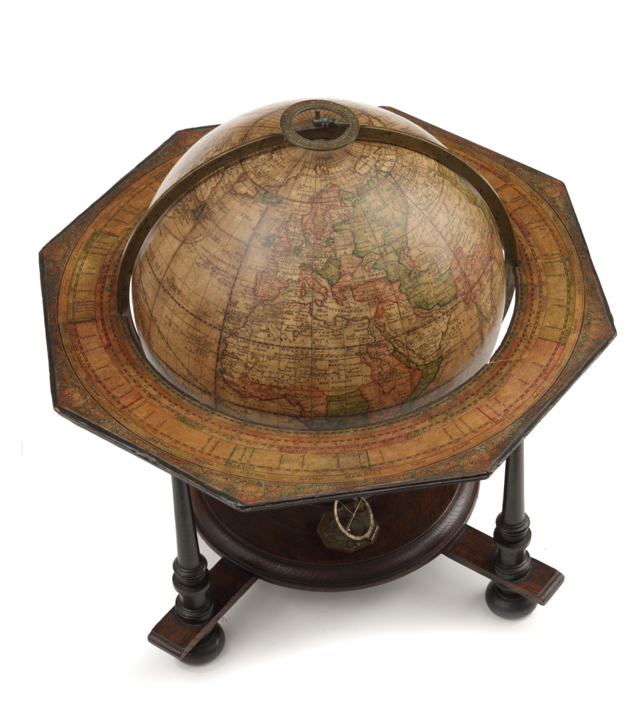 A rare and fine terrestrial table-globe by Johann Gabriel Doppelmayr (1671-1750)