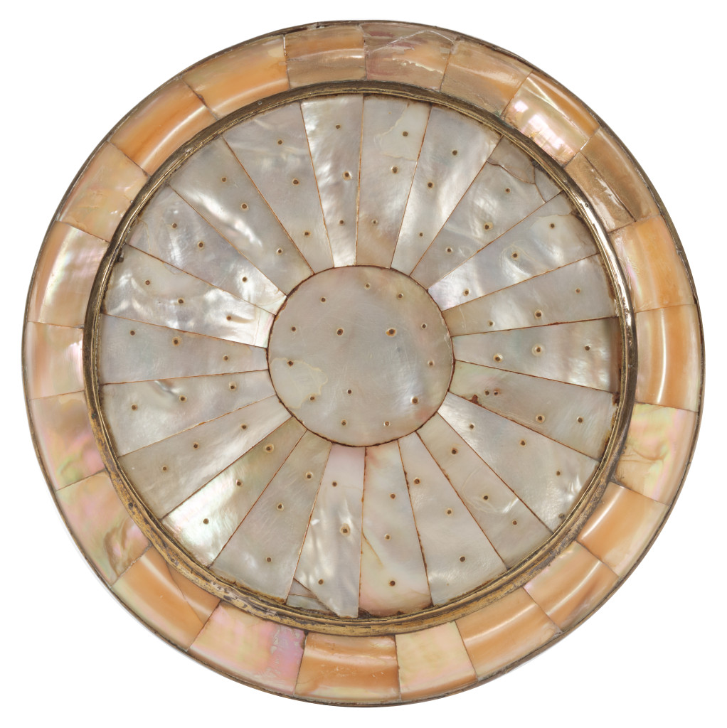 A Gujarat mother-of-pearl dish