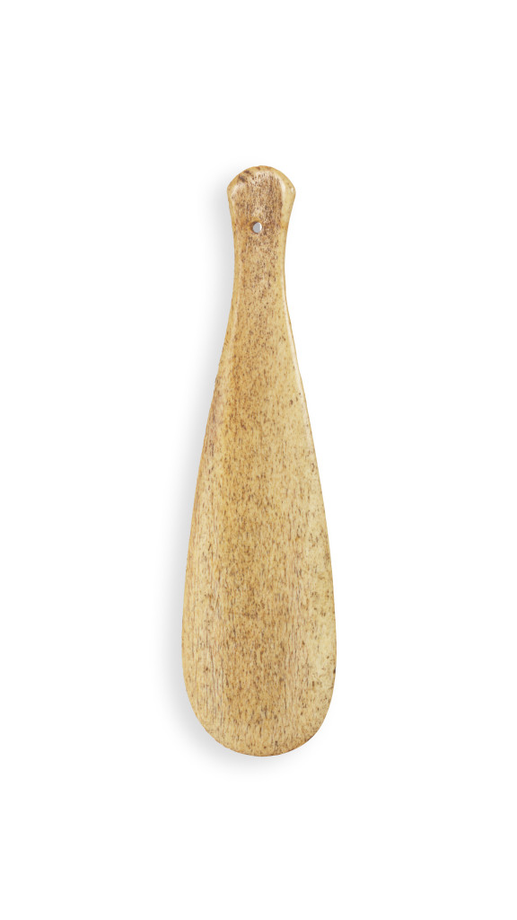 An elegant Maori 'patu parāoa' petrified wood(?) club