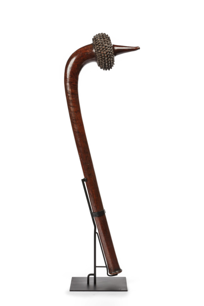 A Polynesian hardwood Totokia, war club or battle hammer